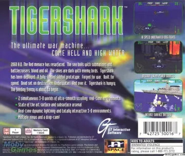 Tigershark (US) box cover back